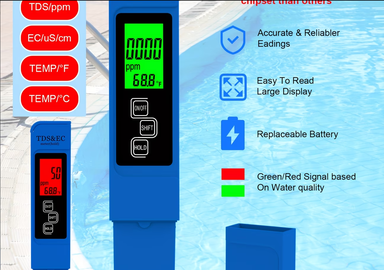 🔥Last Day 30% OFF🔥2026 All-New 4 in 1 Digital Water Tester
