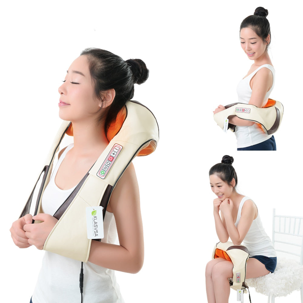 Portable Cervical Neck, Shoulder, Back, Leg, butt and foot Heat Massager