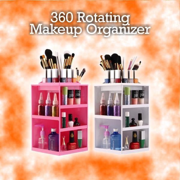 360 Rotating Makeup Organizer